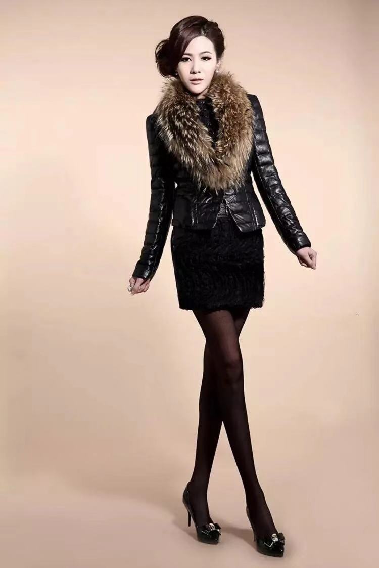 Autumn and winter faux fur short coat